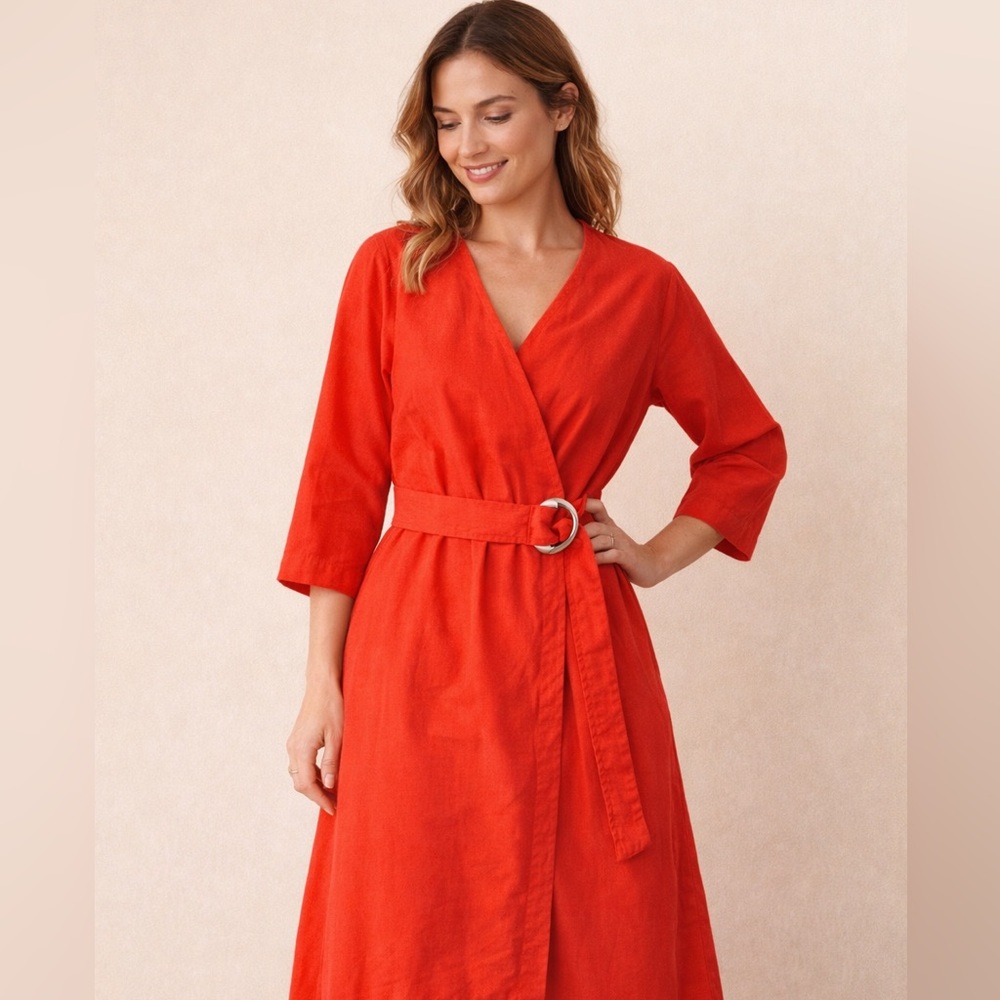 Topshop Wrap Dress Sz 6